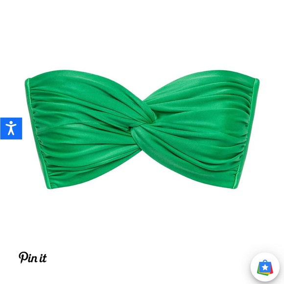 Elegant Green Women's Bandeau Top